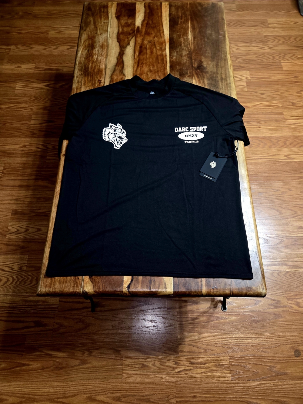 Darc Sport "DRY WOLF" Black Graphic Men’s Tee